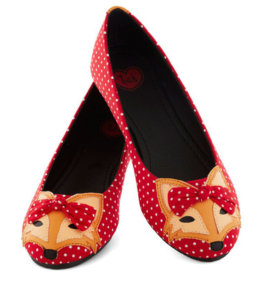 Clever So Sweet Flat Fox Flats