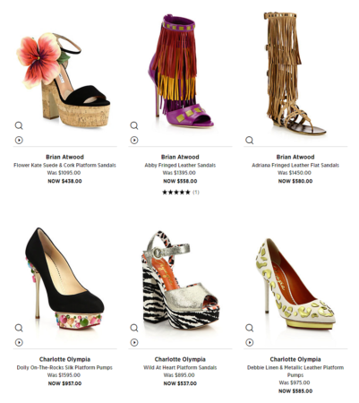 Saks Fifth Avenue Shoe Sale (Plus Coupons) - Shoeaholics ...