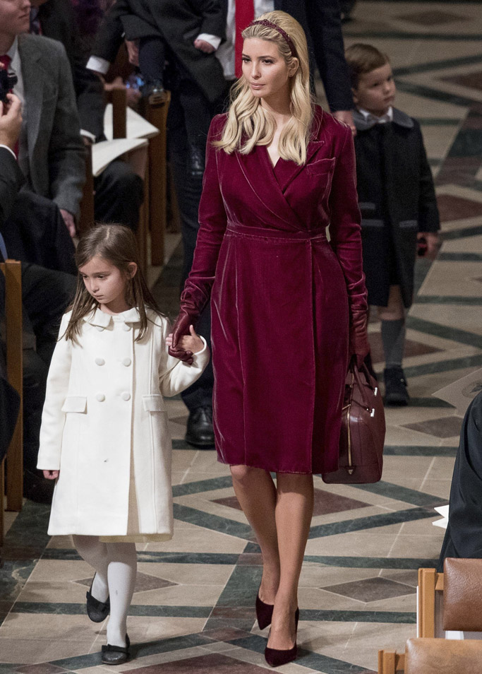 Ivanka Trump wearing her own line of shoes